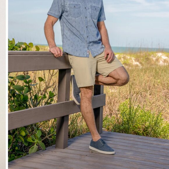 Flag and Anthem navy canvas men's sneakers size 9.5 - Picture 2 of 11